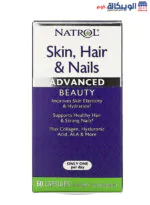 Natrol skin hair nails capsules