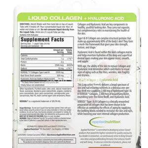 امبولات الكولاجين وحمض الهيالورونيك Applied Nutrition Liquid Collagen and hyaluronic
