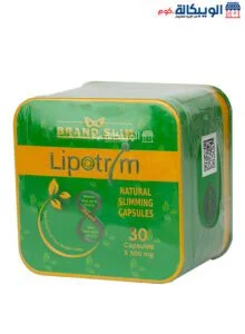 كبسولات ليبوتريم الاخضر للتخسيس وحرق الدهون 30 كبسولة - Lipotrim Brand Slim كبسولات ليبوتريم الاخضر للتخسيس وحرق الدهون