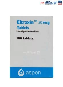 Eltroxin 50Mcg Tablets For Thyroid Gland Treatment - 100 Tablets