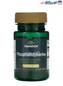 مكمل فوسفاتيديل سيرين 100 ملجم من سوانسون لصحة المخ والجهاز العصبي 30 كبسولة نباتية - Swanson Phosphatidylserine 100 Mg 30 Softgels فوسفاتيديل سيرين من سوانسون لصحة المخ والجهاز العصبي 100 ملجم 30 كبسولة نباتية - Swanson Phosphatidylserine 100 Mg 30 Softgels