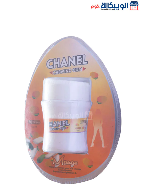 Chanel Gum Women'S Foaming Jar Of 30 Pieces With Mango Flavour - Image 1